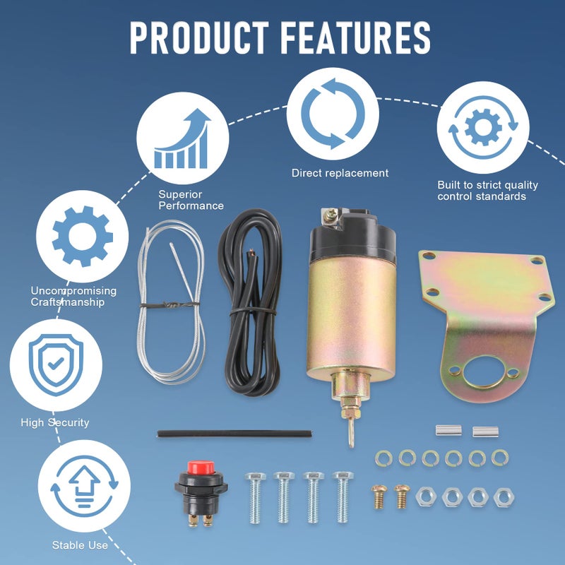 JDMSPEED 60 Pound Shaved Door Handle Trunk Solenoid Popper Kit Street Rod Design to Pop Open The Toughest Doors, Hoods and Trunks 60lb - Image 3